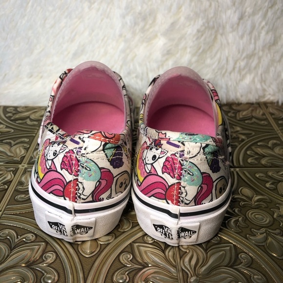 Vans Unicorn Print Kids Sneakers size 2 - Picture 8 of 16